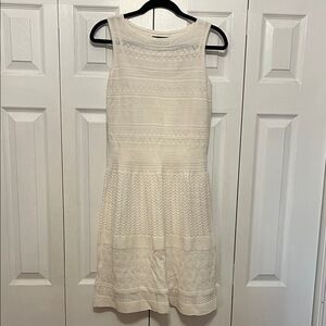 Lauren Ralph Lauren Cream Lace Midi Dress